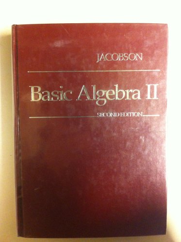Basic Algebra II 0716719339 Book Cover