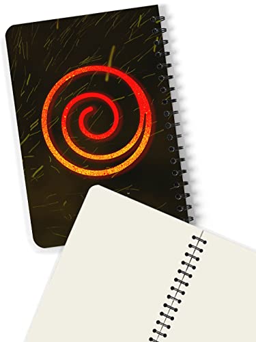 Image of Anime Sketchbook A5 Spiral Drawing Sketch Book Unruled for Kids Students Gift (Six Paths Jinchuriki), 120 Pages