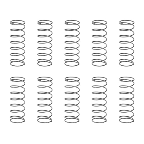 uxcell 10Pcs Compression Spring 14mm OD 0.8mm Wire Size 40mm Free Length
