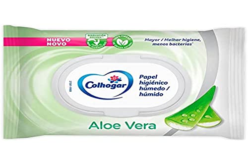 PAPEL HIGIÉNICO HUMEDO ALOE VERA COLHOGAR 42UD