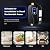Mini Tankless Water Heater Electric, 3000W 110V Wall Mounted Instant Hot Water Heater w/LED Display, Rapid Water Heating with Waterproof IPX4, Convertible Between Fahrenheit and Celsius (Black)