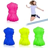 XiXiRan Gummitwist, Gummitwist Kinder 4 Stück Hüpfgummi Gummitwist Mädchen, Gummitwist mit Anleitung, Hüpfgummi Gummitwist Mädchen 7M Lang