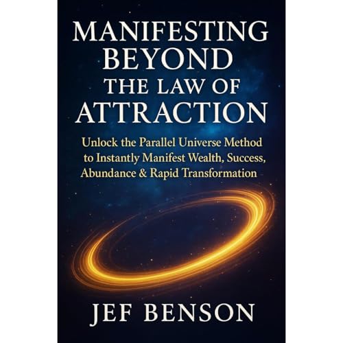 MANIFESTING BEYOND THE LAW OF ATTRACTION Audiolibro Por Jef Benson arte de portada