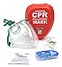Adult/Child CPR Mask in Hard Case with Gloves & Wipe (1)