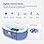 Oval Inflatable Portable Hot Tub 75x47Inch, 2 Person Outdoor Air Jet Spa Blow Up Hottubs with 100 Bubble Jets and Built in Heater Pump, Side Table, 2 Non-Slip Spa Seat, Blue