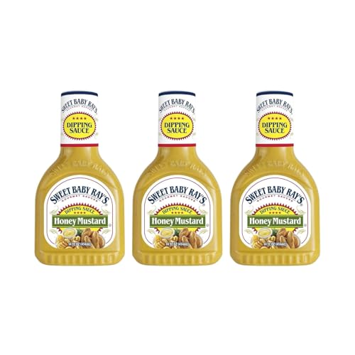 Sweet Baby Ray’s Honey Mustard Dipping Sauce - Pack of 3, 14 Oz Bottles, Perfect for Dipping and Dressing, Sweet and Tangy Flavor with a Touch of Honey - Includes Sweet Baby Ray's Sticker image 5