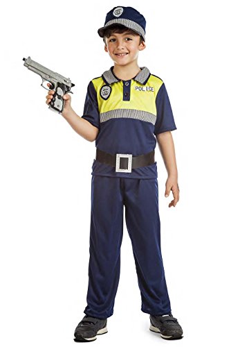 DISFRAZ POLICIA LOCAL NIÑO TALLA 5-6 AÑOS TAMAÑO INFANTIL