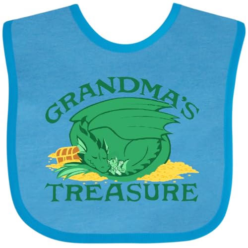 inktastic Grandma's Precious Treasure Baby Bib