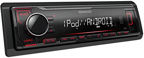 Kenwood KMM-204 Autoradio Digitale, Nero