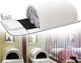 【CABINE À ÉNERGIE IONIQUE NÉGATIVE】La plaque chauffante à émission infrarouge lointain de la cabine de sauna recouvre l'ensemble du dôme. L'infrarouge lointain émet des ondes de 9 à 14 µm, qui sont entièrement exposées et profondément absorbées, produisant un effet thermique naturel dans le corps humain, et l'effet est plus évident