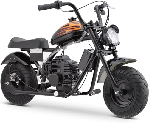 Superrio 49CC 2-Stroke Gas Power Mini Dirt Bike Dirt Off Road Motorcycle (Red) (BLACK-04)