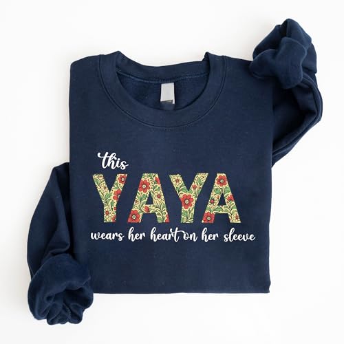 Custom Floral Mama Sweatshirt, Grandma gift, Personalized Grandma Shirt with Grandkids Name, Gift for Mother's Day, Cozy Family Matching Top, Gigi Long Sleeve Tshirt2