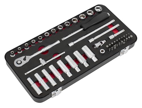 Image of Sealey 49pc 1/4" Sq Drive Socket Set – Premier Platinum - AK7920