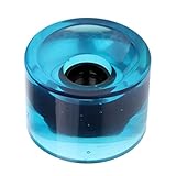70mm Skateboard Cruiser Wheels Color Options, Clear Blue