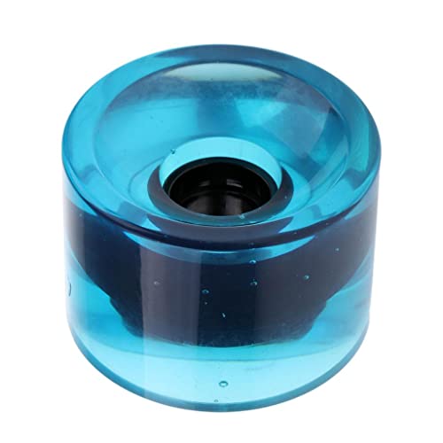 70mm Skateboard Cruiser Wheels Color Options, Clear Blue
