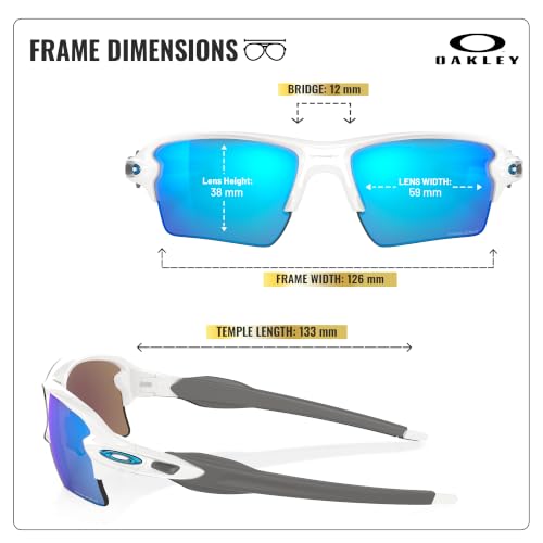 Image of Oakley FLAK 2.0 XL OO9188 Rectangle Shape Sunglasses With Official Eyewear Kit