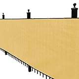 KANAGAWA 6' x 50' Sand Fence Privacy Screen Windscreen with Grommets for Patio 6 ft Fence Privacy...