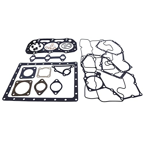 Image of Full Gasket Set Compatible with Perkins 403A-15 403D-11 403C-11 403C-17 | Compatible with Ford New Holland 2030 2035 T1510 T2210 TC30 TC33 Shibaura N843 Shibaura N843L 3 Cylinder U5LC0018 403D-15