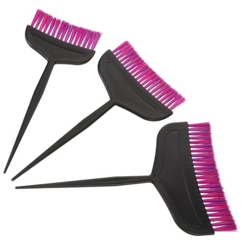 Pinceles for teñir el cabello, 3 piezas, aplicador de tinte de color, cepillo for teñir el cabello, cepillo for teñir el cabello, herramienta de tratamiento con aceite for el hogar, salón de peluquerí