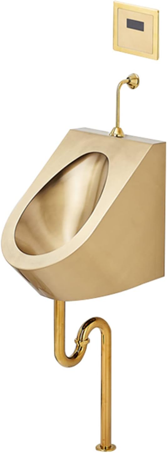 Men's Induction Urinals Gold, Commercial Washout High