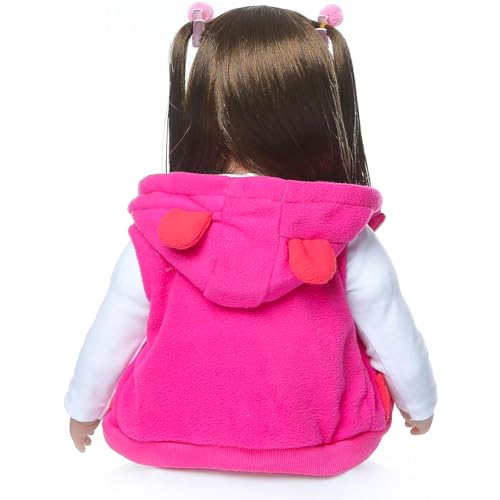 Muñeca Reborn para Niñas 24 Pulgadas Lifelike miniatura 5