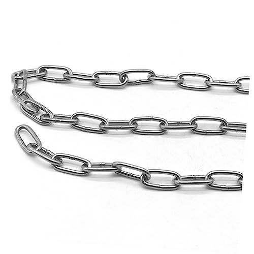 Parliky 1Pc 3 Corrente De Aço Inoxidável Resistente Com Zíper Corrente De Tração Para Cachorro Arco