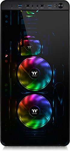 Gabinete Gamer, Thermaltake, CA-1J7-00M1WN-01, Preto