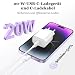 iPhone Ladekabel,2er-Pack 20w USB C Handy Ladegeräte Für Apple Schnellladegerät USB C Auf Lightning Kabel 2M+2M Für iPhone 14/Pro/Max/Promax/13/12/11/... Charger schnellladekabel