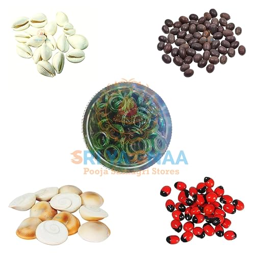 Image of 21 pcs of 5 Set of Items- Laxmi Pooja Items- Sankranthi 108 Nomu Pooja Items- Sankranthi Nomulu- Items for Laxmi Pooja (21)