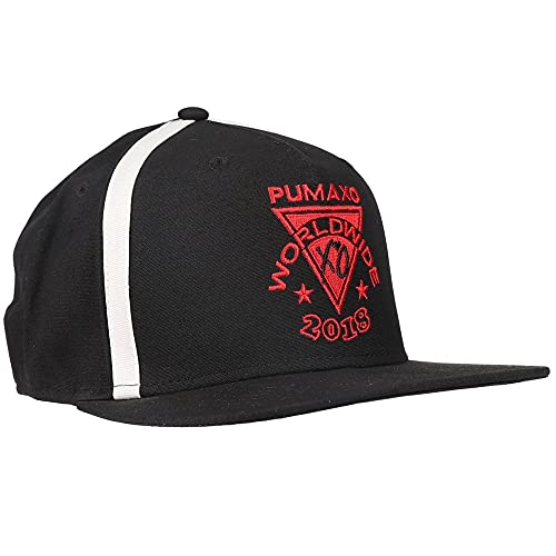 PUMA Mens Xo Flat Brim Cap - Black