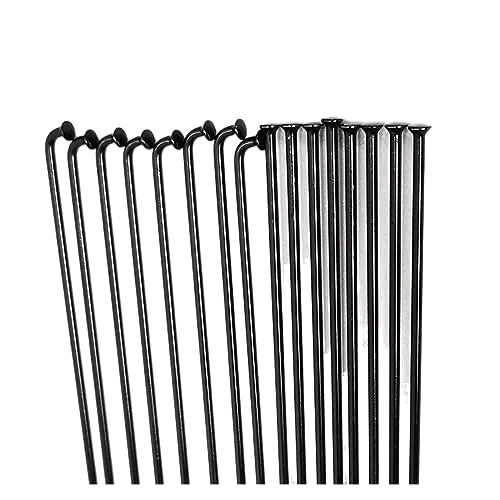 Rayons de vélo de traction droite 2.0 ronds pour roue noire - 3