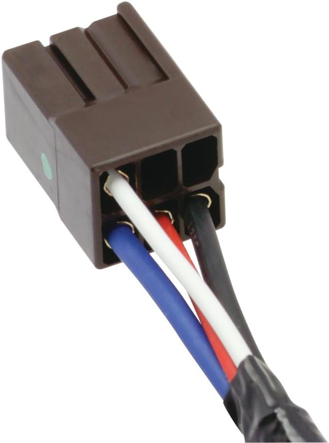 Tekonsha 8507120 Brakeman IV Time-Delay Brake Controller for Trailer with 1-4 Axles and 303500 Trailer Brake Controller Custom Harness for Select Model Ford, Lincoln, Land Rover