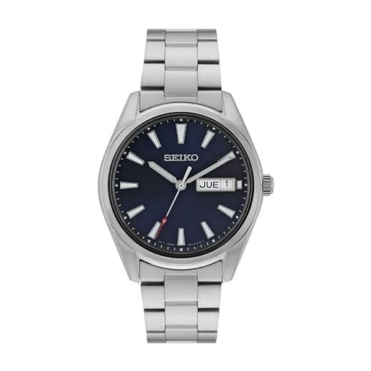 Seiko Reloj Analógico para Hombre de Cuarzo japonés con Correa en Acero Inoxidable SUR341P1