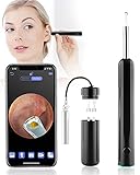 Ohrenschmalz Entferner-Wifi Otoskop, OVIFM D10 HD Ohrenreiniger mit Licht und...