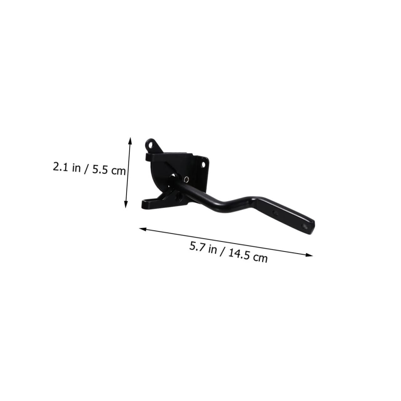 Serrature for porte, 2 set Perno Spina in ferro Leva a gravità Chiusure for cancelli Blocco for gravità Box automatico Serratura for porta da giardino Cancello for piscina in metallo Leva Recinzione i