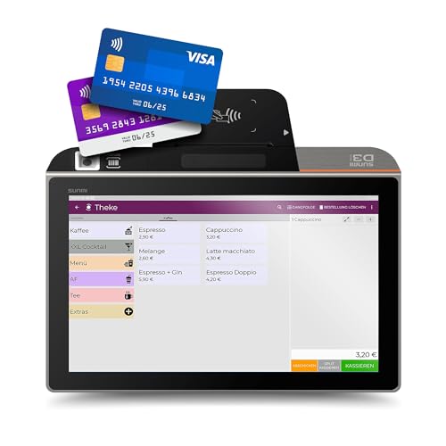 Elektrische Registrierkasse 48 Tasten - 36 Abteilungen LED Display 100-240V