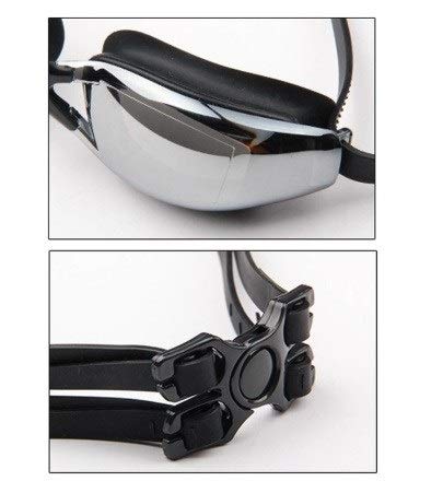 Occhialini da Nuoto, Occhialini da Nuoto Regolabili, Occhiali da Nuoto con Protezione Antiappannamento per Unisex Adulto Uomini Donne Giovani Bambini Bambino (Color : A) (A)