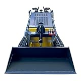 Discover the Best Stand on Skid Steer for Your Needs 2 Mini Triangular Track Skid Steer Loader with 43.8 inch Bucket, 23HP Multifunction Stand-On Crawler Skid Steer Machine, Hydraulic Drive Compact Track Loader - in USA Stock