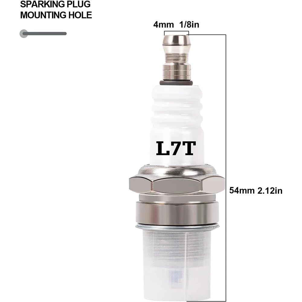 Bujía de Repuesto for BPMR7A L7T for CJ8 RCJ6Y RCJ7Y, Compatible con Motores de Motosierra y cortacésped.(10PCS)