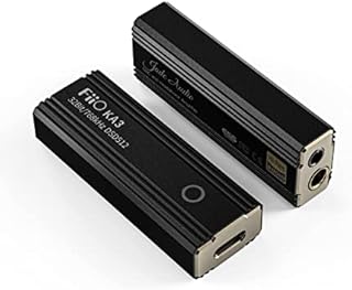 FiiO JadeAudio KA3 Headphone Amps Tiny Amplifier USB DAC High Resolution Supports 32bit/768kHz and DSD512 Headphone Outputs 3.5mm/4.4mm for Smartphone/Laptop/PC/Player