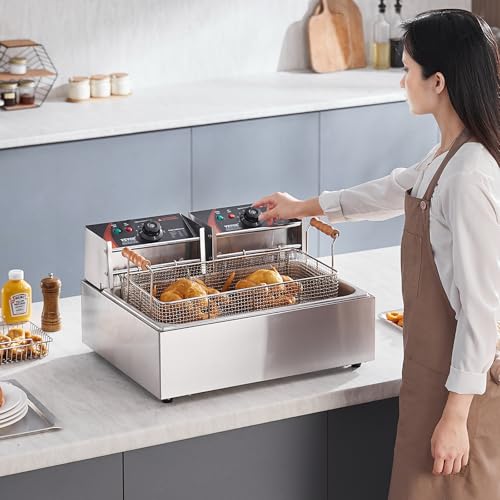 Vevor FREIDORA12L Commercial Deep Fryer, 3000W Electric Turkey Fryer thumb #7