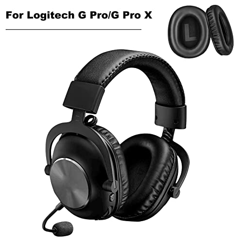 Almohadillas de repuesto para auriculares Logitech G Pro / G Pro X (cuero) miniatura 2