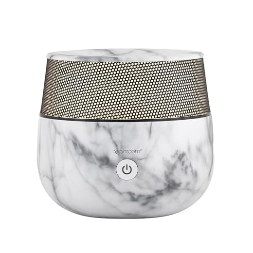 SpaRoom Mysto Ultrasonic Essential Oil Diffuser and Aromatherapy Fragrance Mister Marble