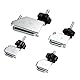 CCLIFE 4tlg Schlauchklemmen Set Schlauch Abklemmzange Abklemmen Zange Set KFZ | 10 15 25 45 mm