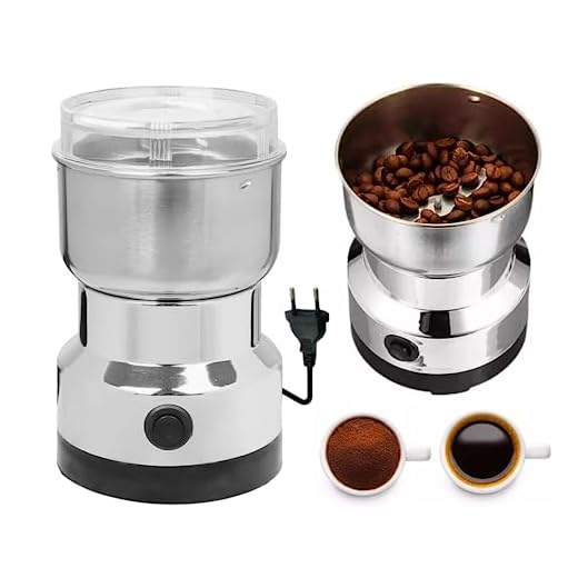 Moedor Elétrico de Café e Grãos Multiuso Triturador Inox Uma Experiência Gourmet Sabor Versatilidade e Elegância na Sua Casa - CompleteStore®