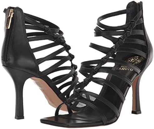 Vince Camuto Women's Footwear Women's Belinna Cage Dress Sandal Heeled, Black, 5.5 | Image 6