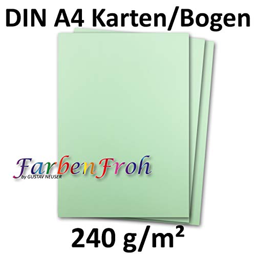 FarbenFroh - 50 fogli di cartoncino, formato DIN