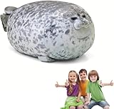 Robbe Kuscheltier, Seals, Kuscheltier Robbe, Chubby Blob Seal Pillow, Meerestier Kissen Gefülltes Plüschkissen, Baumwolle Seal Plüsch Spielzug, Siegel Umarmungskissen Stofftier, 20CM