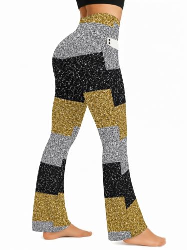 Metallic Striped Pants