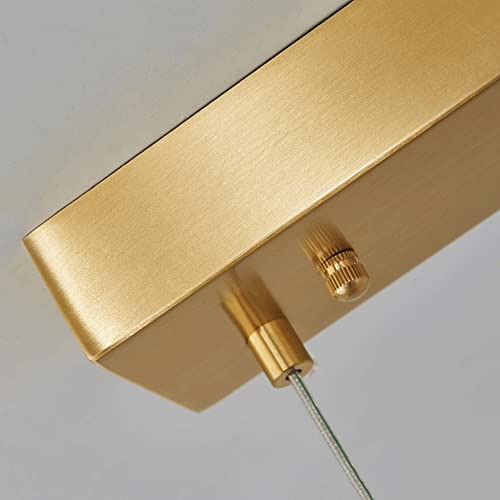 Éclairage de chandelier LED au design minimaliste et finitions épurées